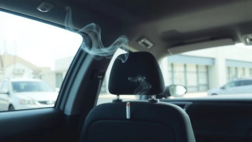 Är det olagligt att röka i bilen