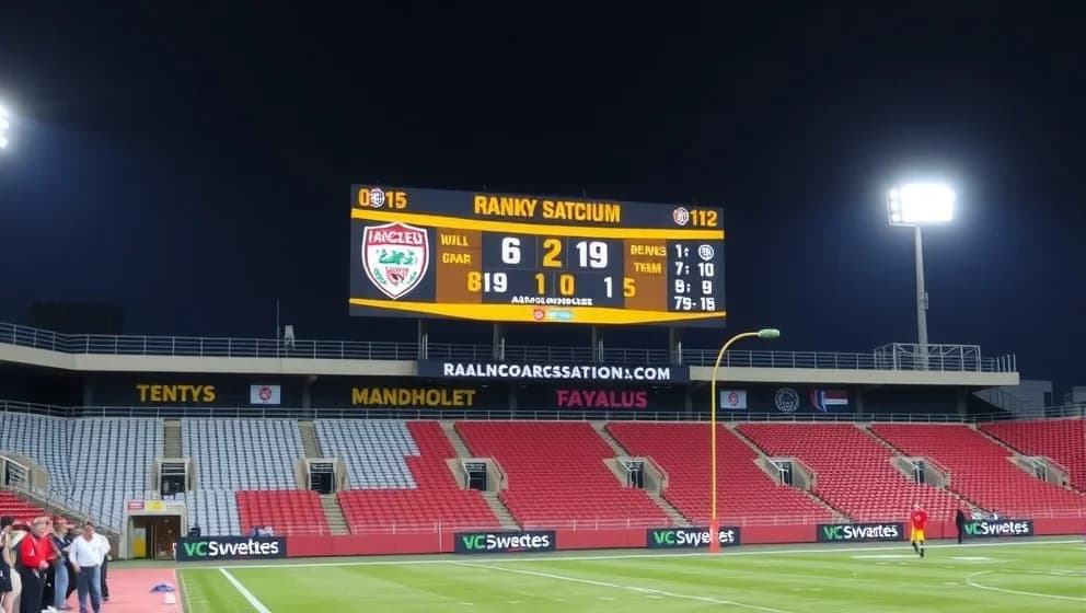 Poängställning Real Madrid mot Sevilla FC