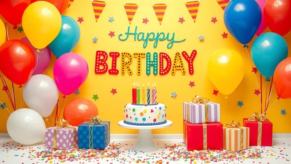 Stort grattis på födelsedagen för en speciell dag
