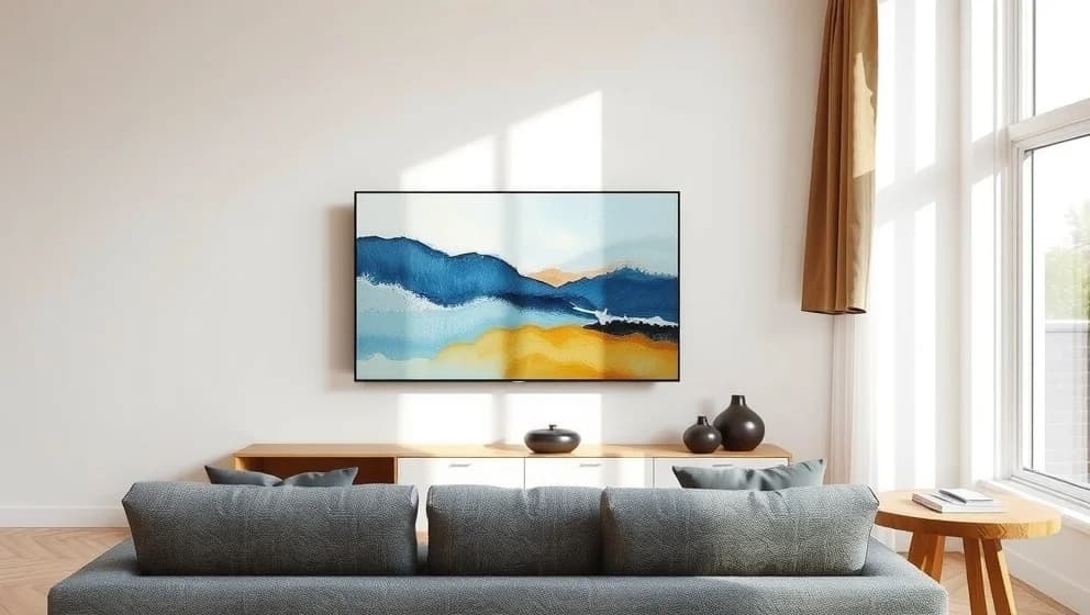 TV som ser ut som en tavla hemma hos dig